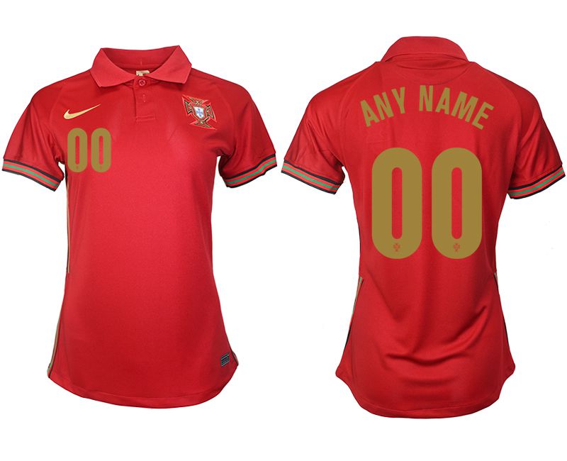 Cheap Women 2021-2022 Club Portuga home aaa version red customized Soccer Jerseys